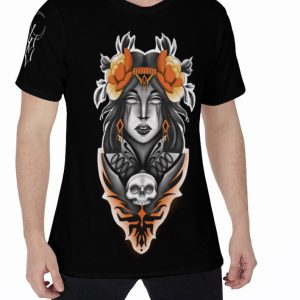 Near death experience, black graphic t shirt