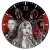 Red Queen Band Modern Simplicity Wooden Clock Silent Round Wall Clock 12“x12″