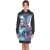 Critical Craze Alice in Cyberland All-Over Print Women’s Long Pullover Hoodie | Cotton