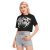 Critical Craze Metal Logo Women’s Cropped T-shirt | Cotton