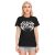 Critical Craze Metal Logo Women’s Round Neck T-Shirt | Cotton