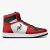 Red Queen Red White & Black High-Top Leather Sneakers