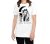 RED QUEEN ELENA B&W CROWN GIRL FIT T-SHIRT